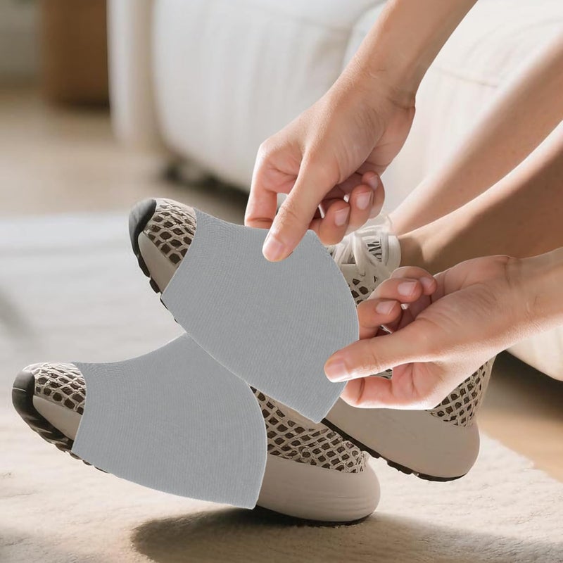 LUSTRIB 2 Pair Dance Socks Over Shoes, Dance Shoe Socks Anti-Slip on Smooth Floors, Dance Shoe Covers Over Sneaker for Dancers Women, Ballet Equipment for Turns & Spins, Dance Accessories - Image 3